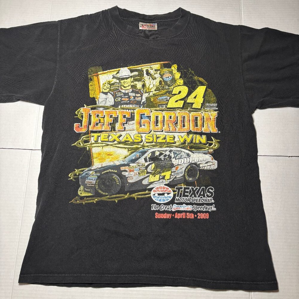 Chase Authentics Jeff Gordon 2009 Texas Motor Speedway TShirt Size Mens Med